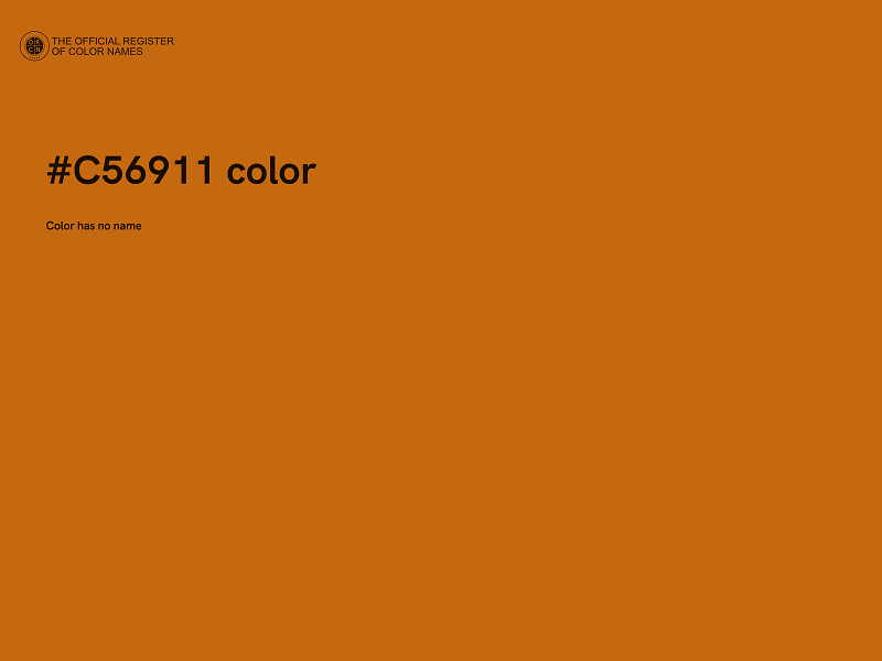 #C56911 color image