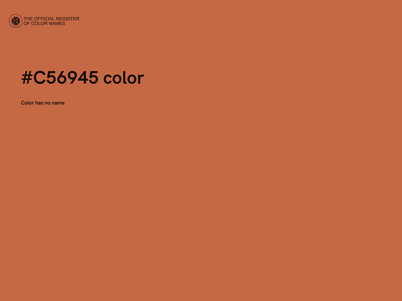 #C56945 color image