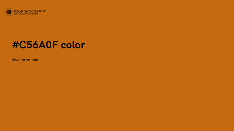 #C56A0F color image