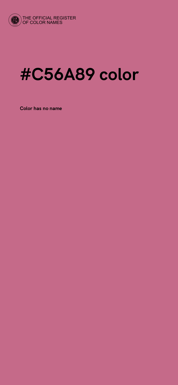 #C56A89 color image
