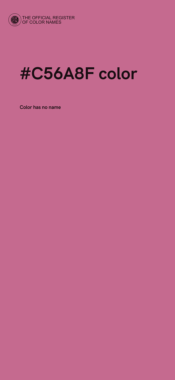 #C56A8F color image