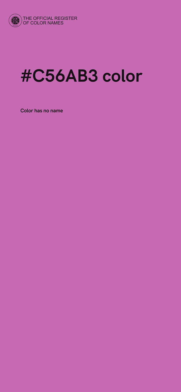 #C56AB3 color image
