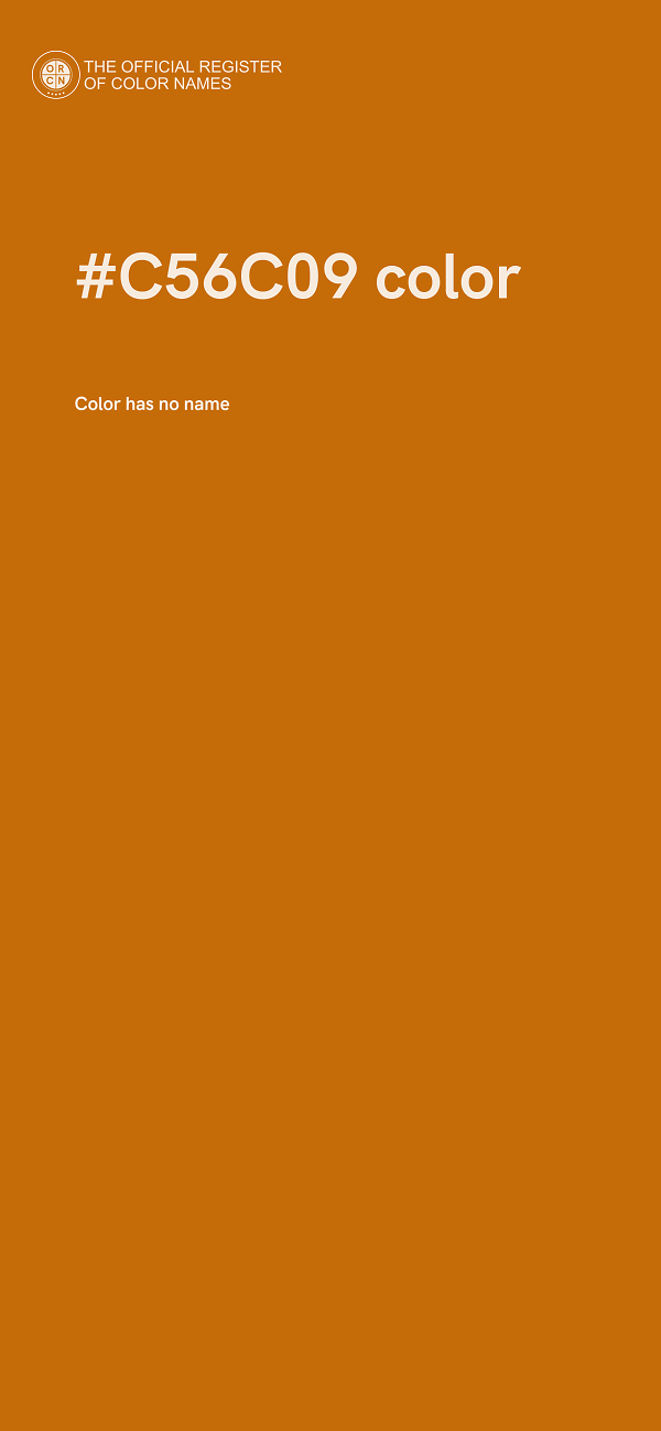 #C56C09 color image