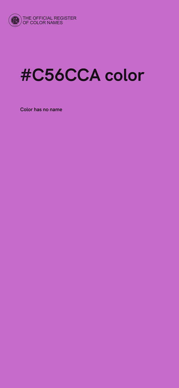 #C56CCA color image
