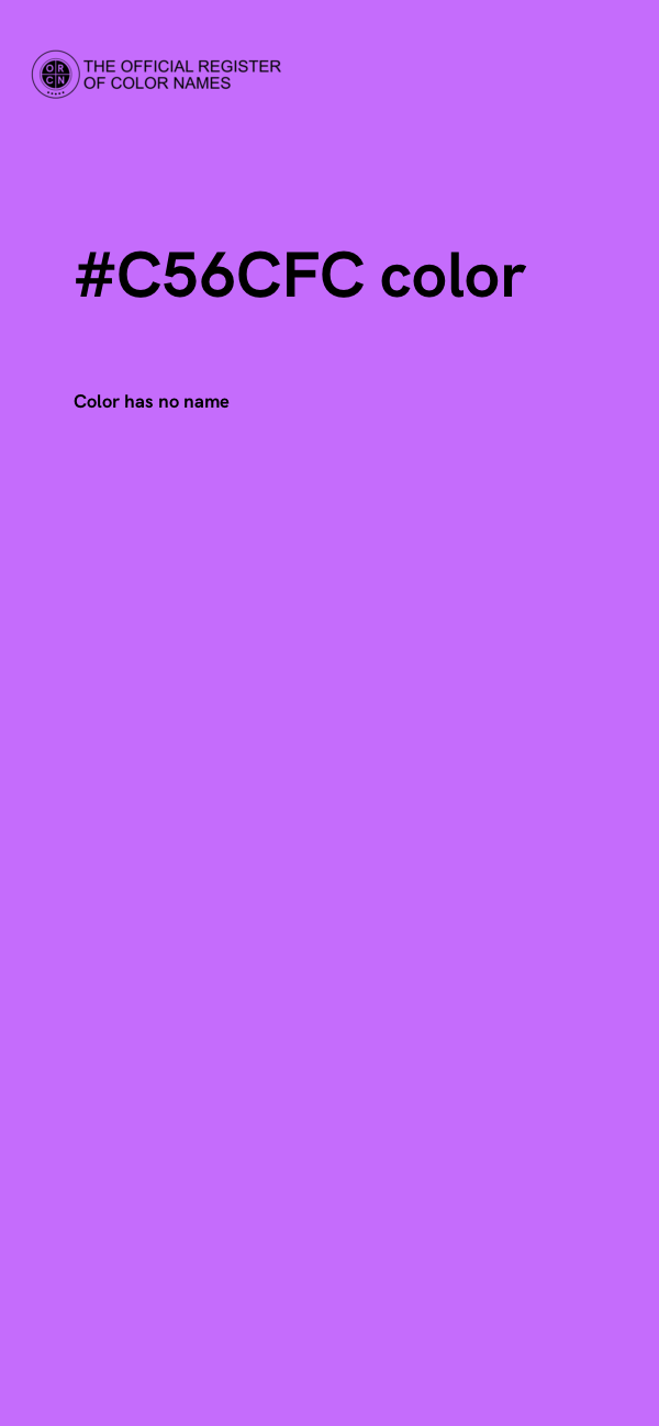 #C56CFC color image