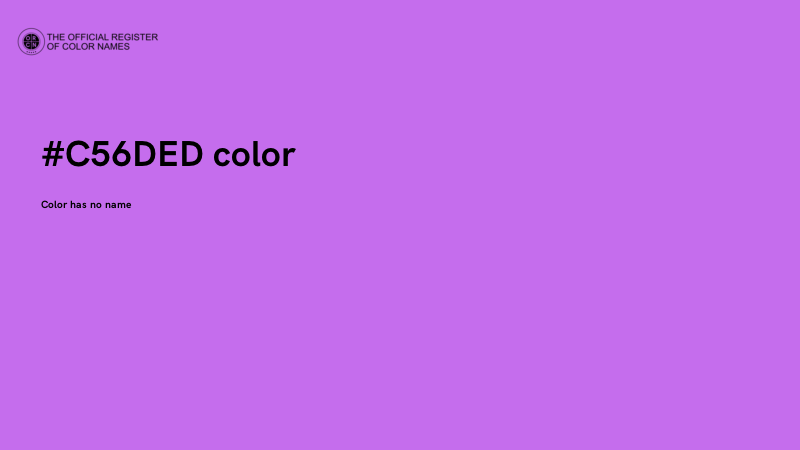 #C56DED color image