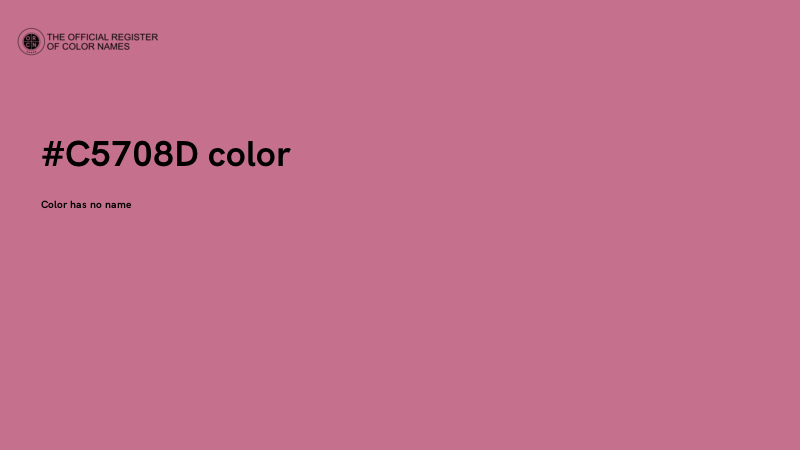 #C5708D color image