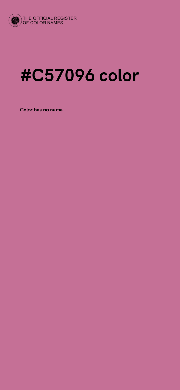 #C57096 color image