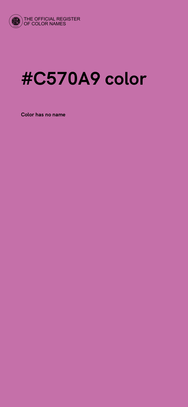 #C570A9 color image