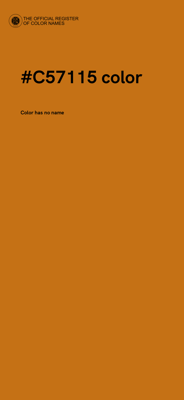 #C57115 color image