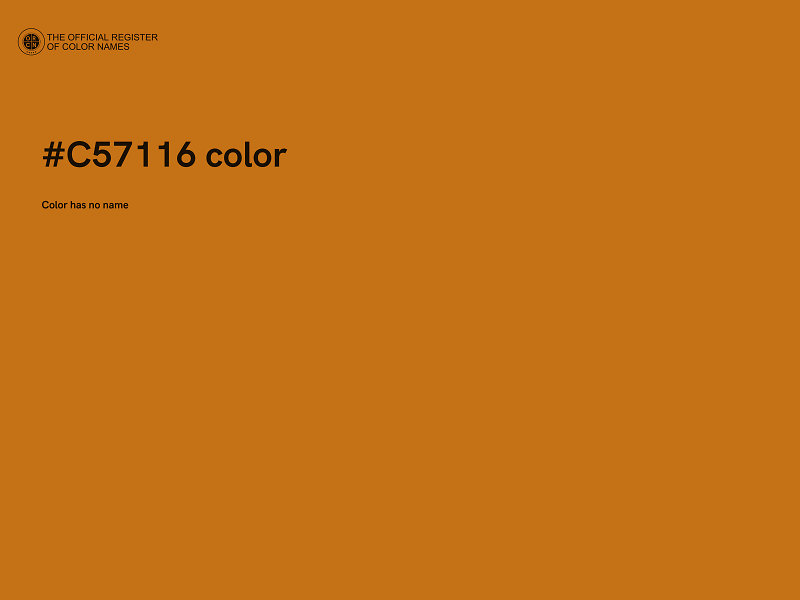 #C57116 color image