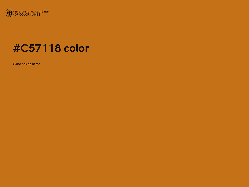 #C57118 color image