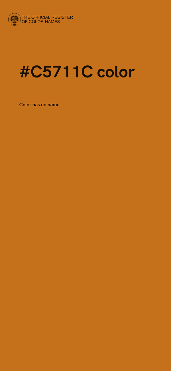 #C5711C color image
