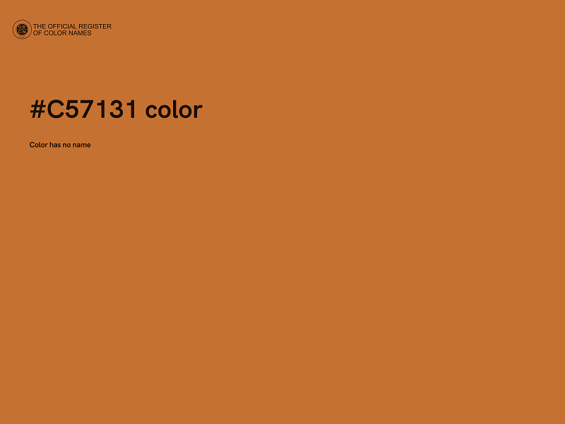 #C57131 color image