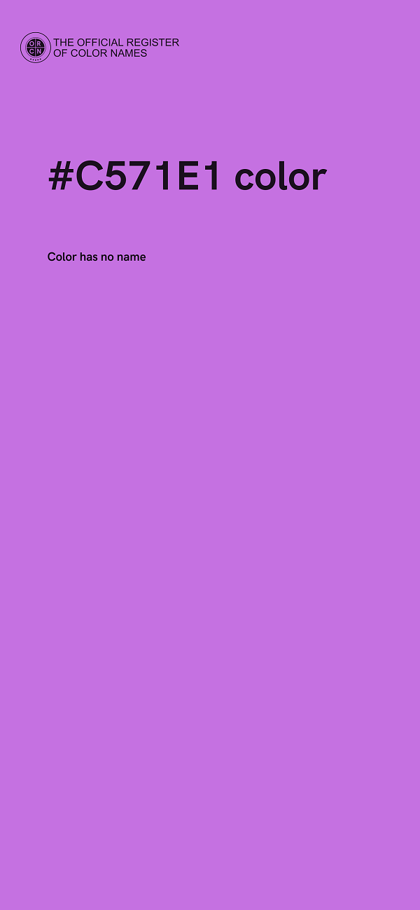 #C571E1 color image