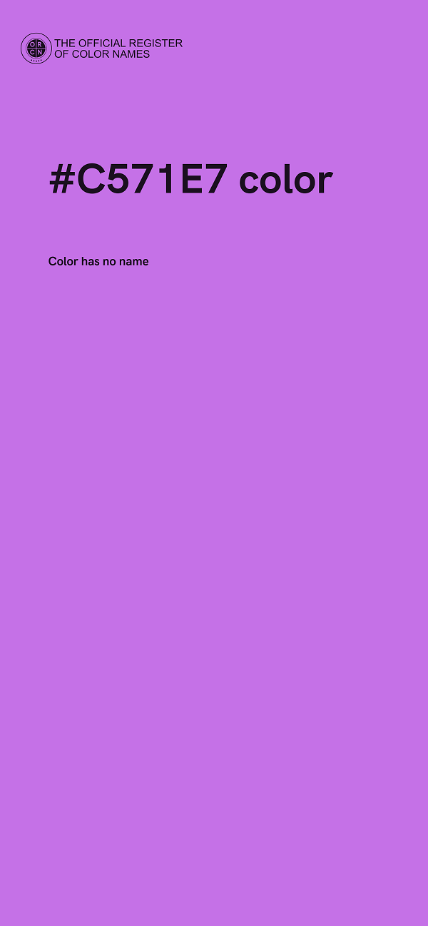 #C571E7 color image