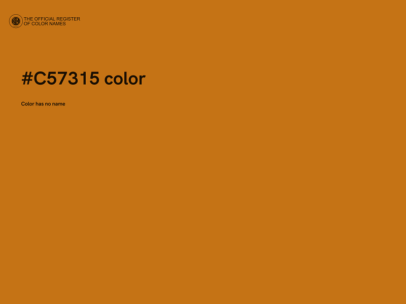 #C57315 color image