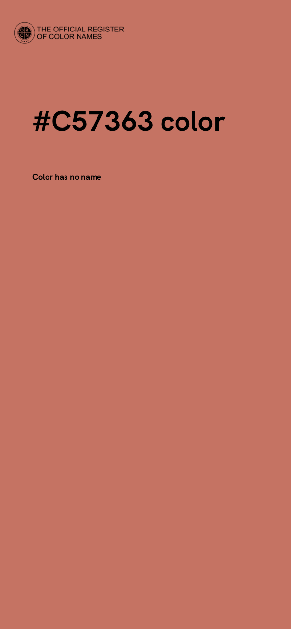 #C57363 color image