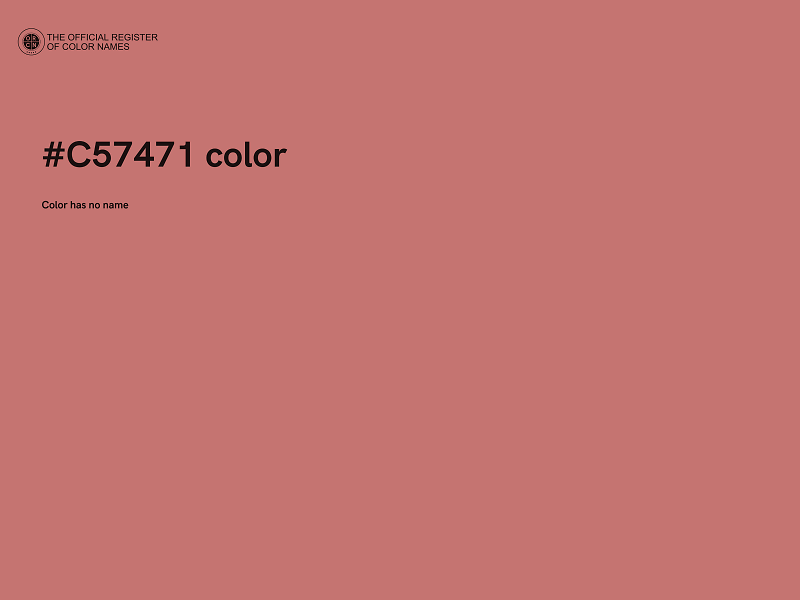 #C57471 color image