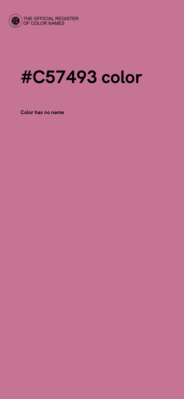 #C57493 color image