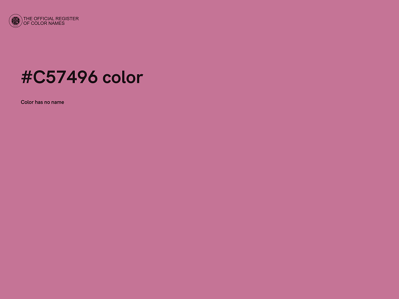 #C57496 color image