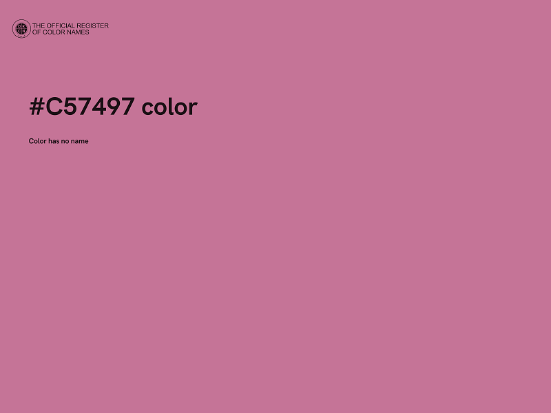 #C57497 color image