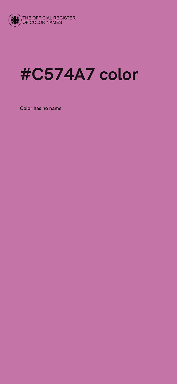 #C574A7 color image