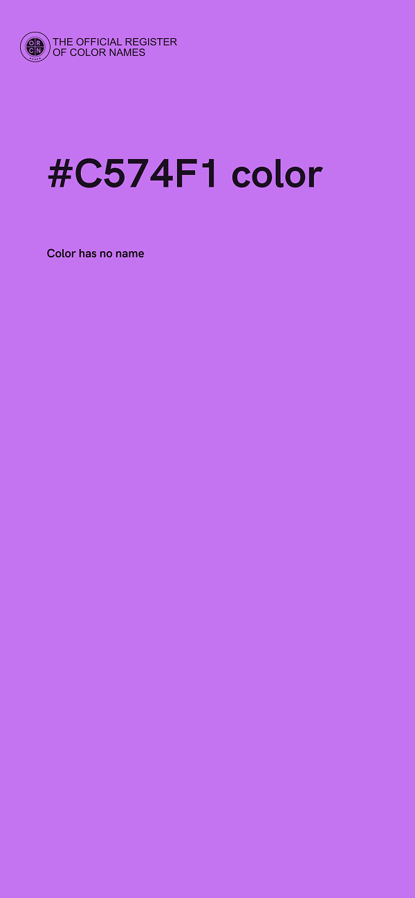 #C574F1 color image