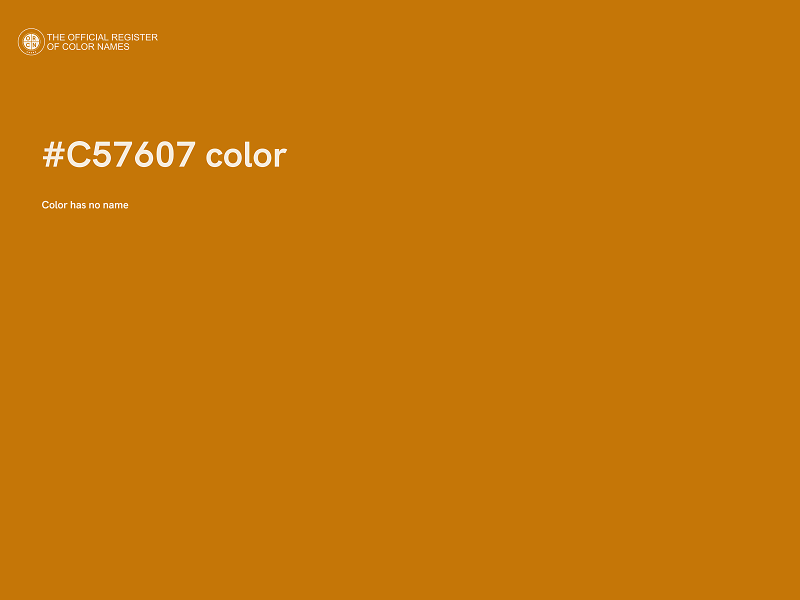 #C57607 color image