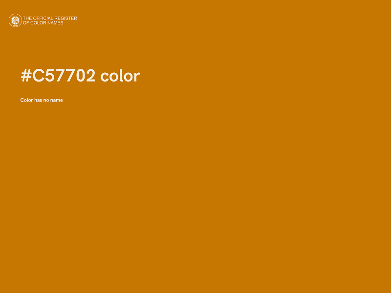 #C57702 color image