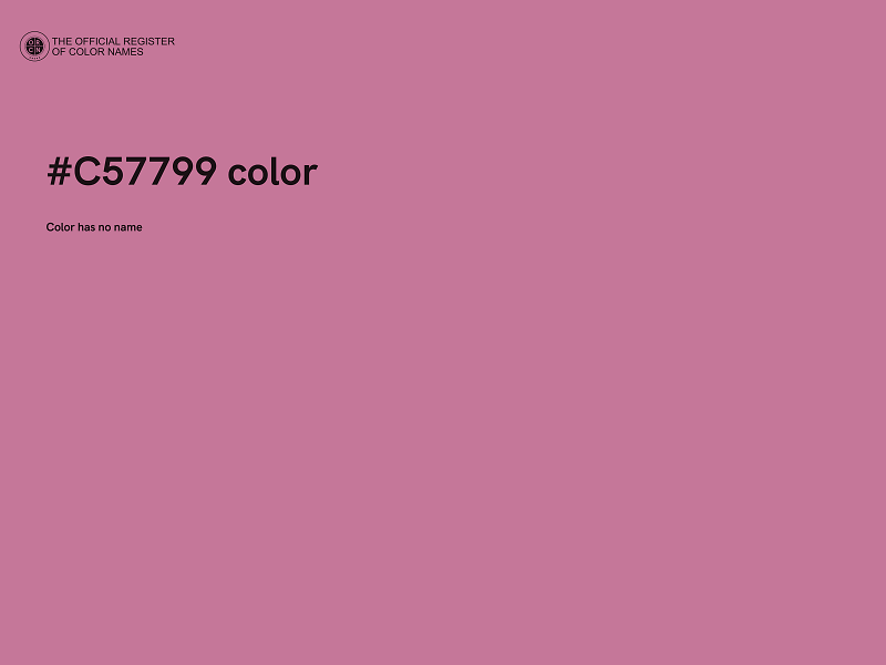 #C57799 color image