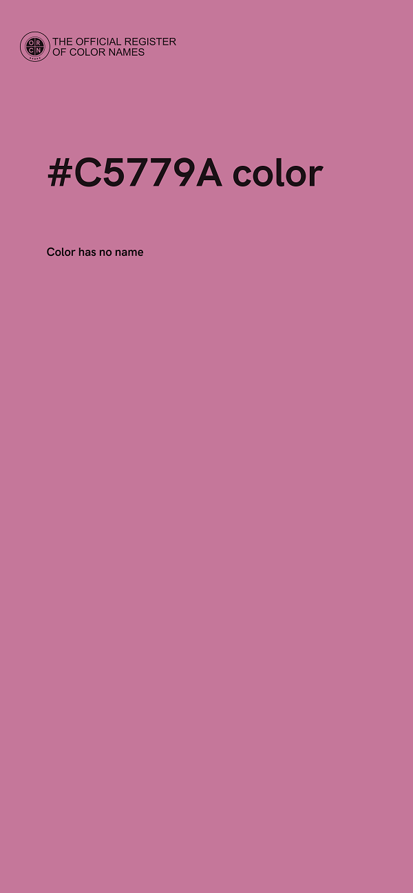 #C5779A color image