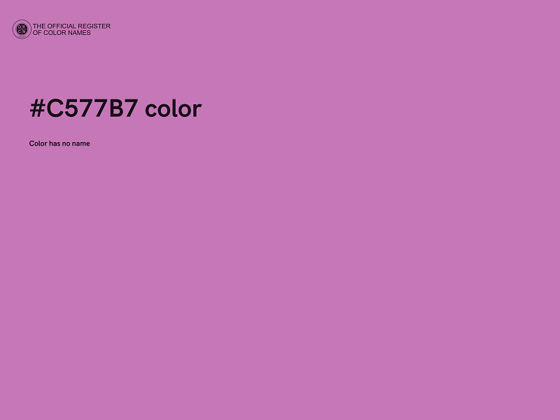 #C577B7 color image