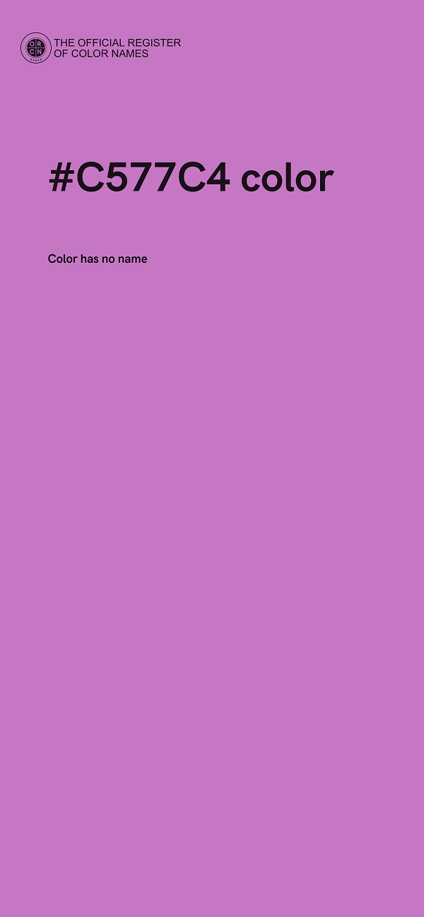 #C577C4 color image