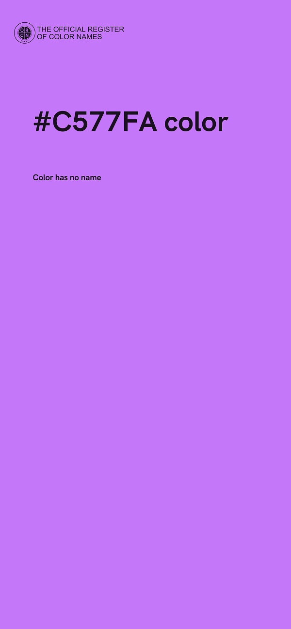 #C577FA color image