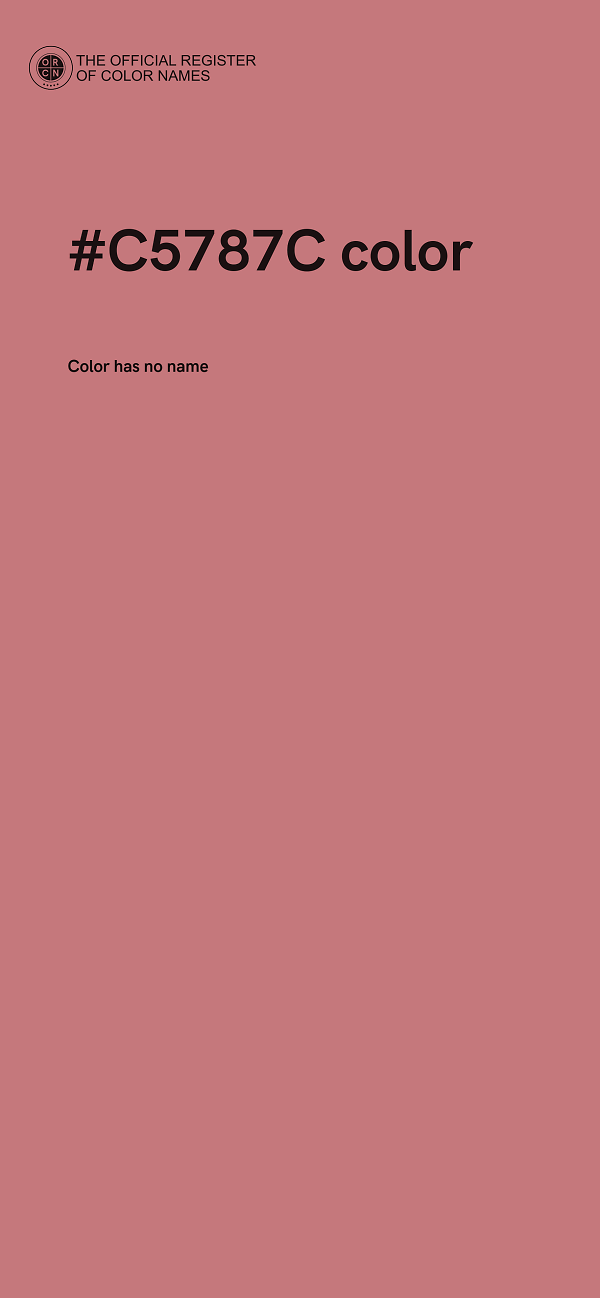#C5787C color image