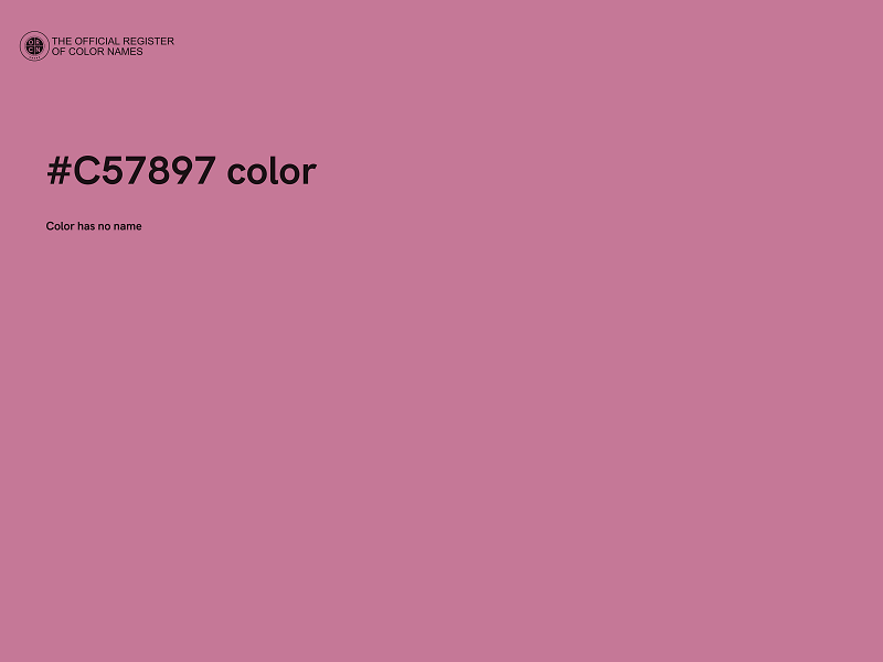 #C57897 color image