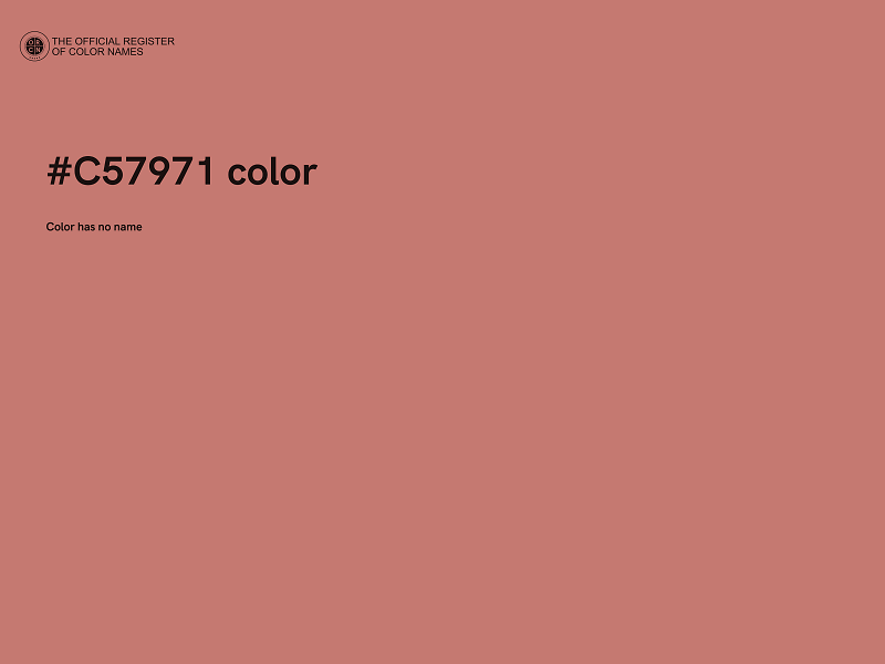 #C57971 color image