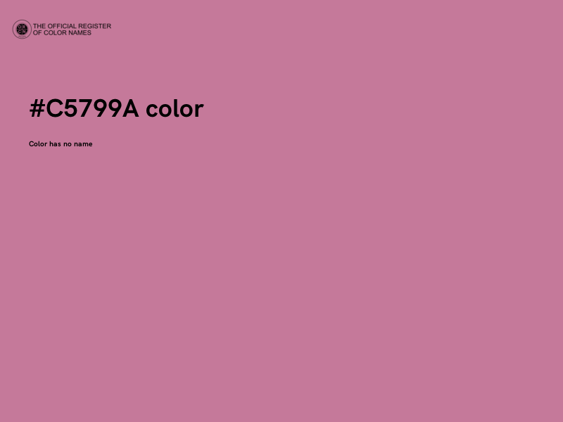 #C5799A color image