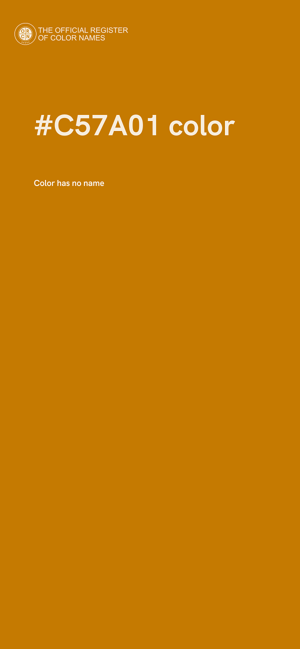 #C57A01 color image