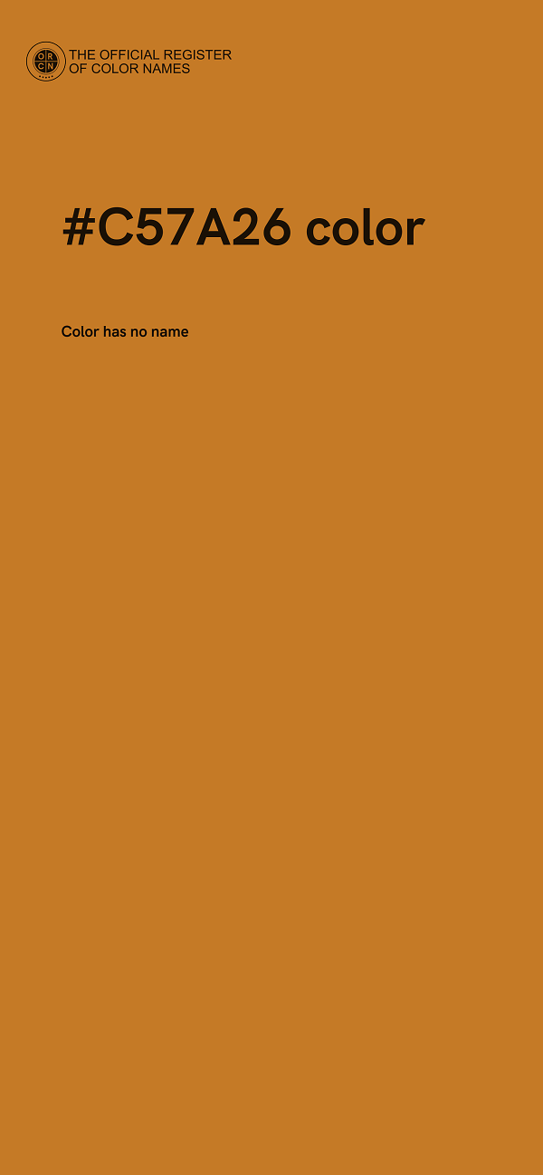 #C57A26 color image