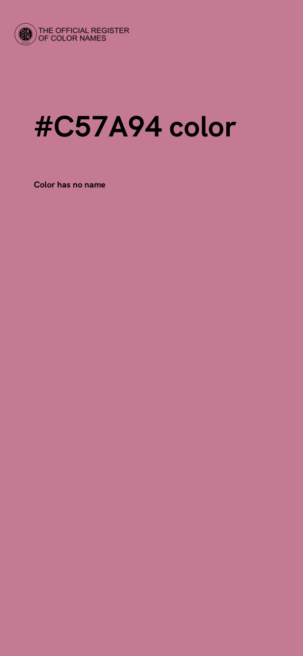#C57A94 color image