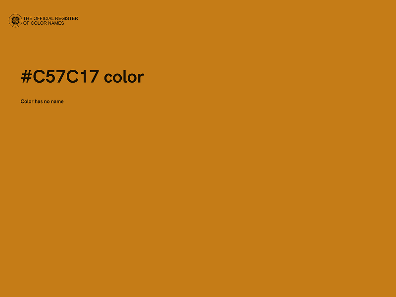 #C57C17 color image