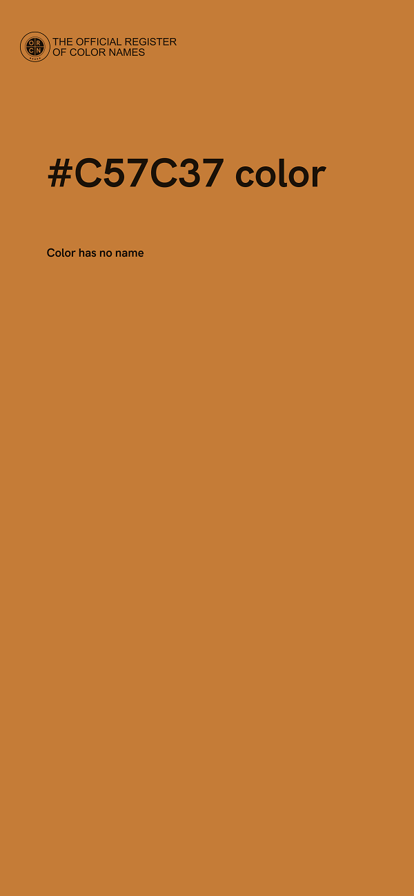 #C57C37 color image