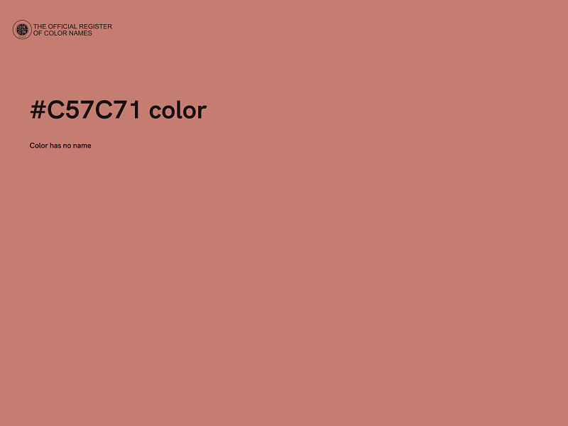 #C57C71 color image