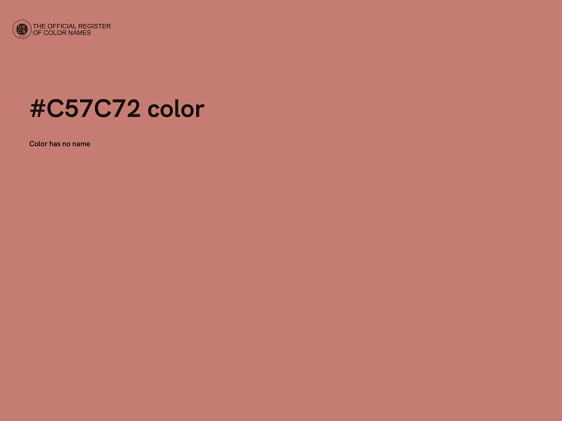 #C57C72 color image