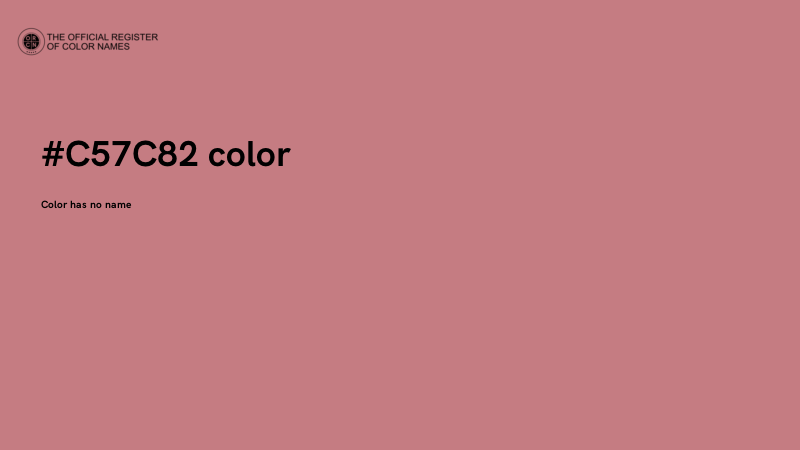 #C57C82 color image