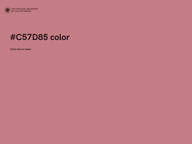 #C57D85 color image