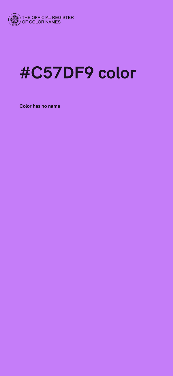#C57DF9 color image