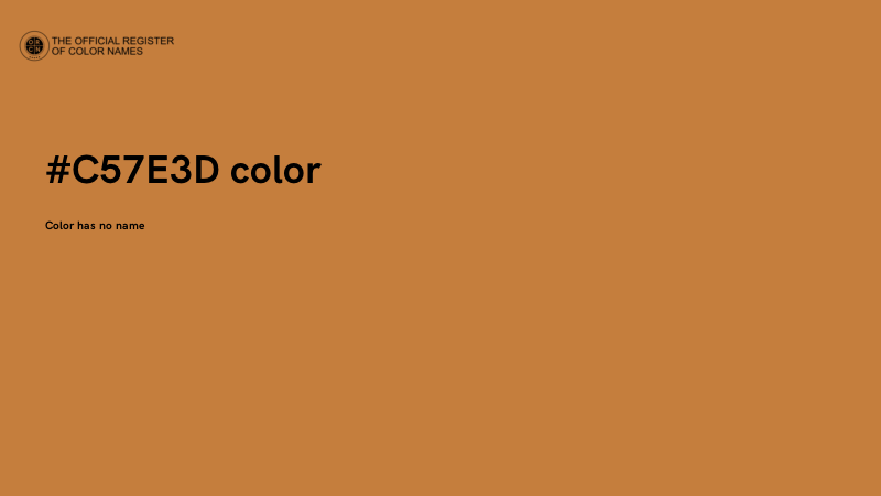 #C57E3D color image